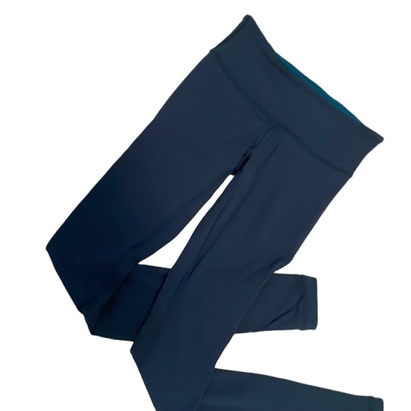 Lululemon Blue Reversible Leggings - Picture 2 of 8